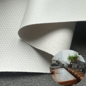White PU Rexine Fabric PU Leather Roll Material for Upholstery Furniture or Decoration (Sofas, Beds, Cabinets, Interior Wall etc.)