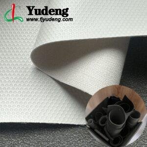 White PU Coated Fabric PU Leather Roll Material for Package Box Surface Cover (Jewelry Box, Cosmetic Box, Electronics Box etc.)