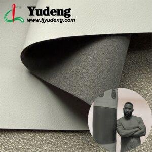 Gray Rexine PU Leather Roll Material for Gym Equipments (Sandbag, Boxing Gloves, Exercise Machines etc.)
