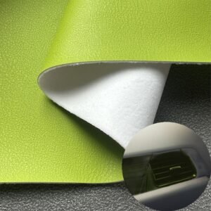 Green Artificial Leather PU Leather Roll Material for Car Seats Automobile Interior