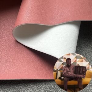 Pink Artificial Leather PU Leather Roll Material for JewelryBox