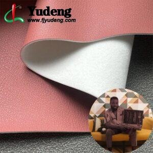 Pink Artificial Leather PU Leather Roll Material for JewelryBox
