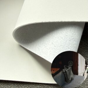 White Artificial Leather PU Leather Roll Material for Bags and Suitcases (Handbags, Backpacks, Luggage Cases etc.)