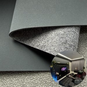 Gray Artificial Leather PU Leather Roll Material for Upholstery Furniture or Decoration (Sofas, Beds, Cabinets, Interior Wall etc.)