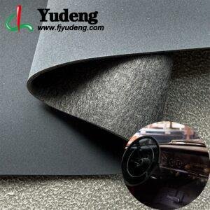 Dark Blue Leather Fabric PU Leather Roll Material for Car Seats Automobile Interior