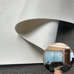 Beige Faux Leather PU Leather Roll Material for Upholstery Furniture or Decoration (Sofas, Beds, Cabinets, Interior Wall etc.)