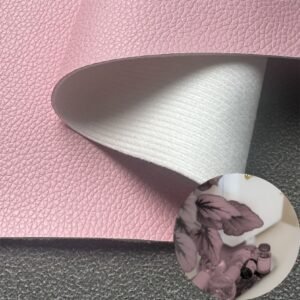 Pink Rexine Leather PU Leather Roll Material for Massage Equipments Hair Styling Beauty Equipments