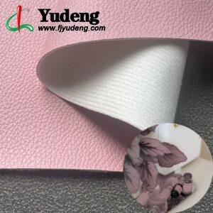 Pink Rexine Leather PU Leather Roll Material for Massage Equipments Hair Styling Beauty Equipments