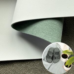 White Environmental Leather PU Leather Roll Material for Home Textile