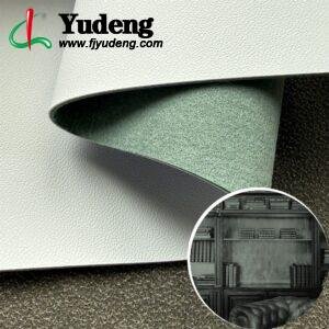 White Fake Leather PU Leather Roll Material for Home_Textile