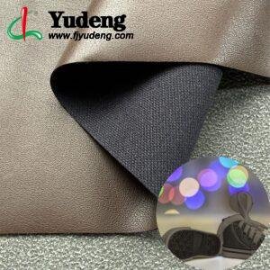 Brown Leatherette PU Leather Roll Material for Shoe Material Footwear Component (Injection Molding)