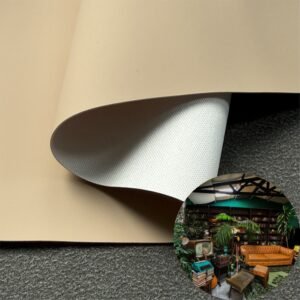 Beige Imitation Leather PU Leather Roll Material for Upholstery Furniture or Decoration (Sofas, Beds, Cabinets, Interior Wall etc.)