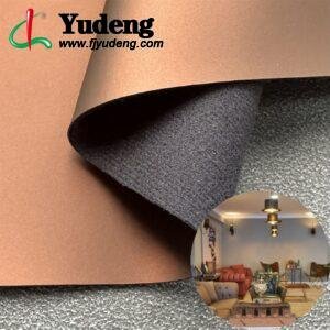 Coffee Vegan Leather PU Leather Roll Material for Upholstery Furniture or Decoration (Sofas, Beds, Cabinets, Interior Wall etc.)