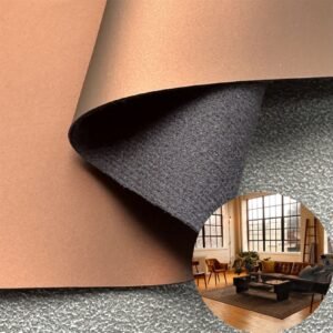 Coffee Man Made Leather PU Leather Roll Material for Upholstery Furniture or Decoration (Sofas, Beds, Cabinets, Interior Wall etc.)