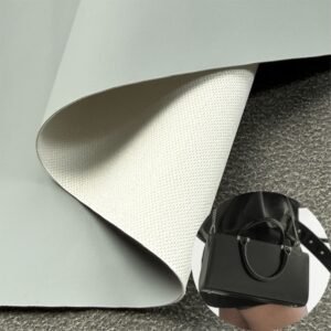 Gray Leather Fabric PU Leather Roll Material for Bags and Suitcases (Handbags, Backpacks, Luggage Cases etc.)