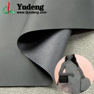 Black Leatherette PU Leather Roll Material for Electronics Portable Bags (Earphone Bags, USB Cable Bags etc.)