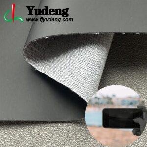 Black Synthetic Leather PU Leather Roll Material for Tablet Cases Phone Cover