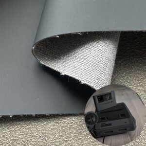 Dark Blue Synthetic Leather PU Leather Roll Material for Electronic Products (Camera, Radio, Game Machine, Remote Control etc.)