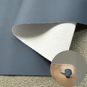 Dark Blue Fake Leather PU Leather Roll Material for Upholstery Furniture or Decoration (Sofas, Beds, Cabinets, Interior Wall etc.)