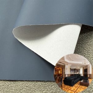 Dark Blue Vegan Leather PU Leather Roll Material for Upholstery Furniture or Decoration (Sofas, Beds, Cabinets, Interior Wall etc.)