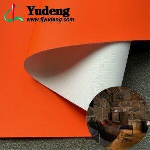 Orange China Polyurethane Leather PU Leather Roll Material for Upholstery Furniture or Decoration (Sofas, Beds, Cabinets, Interior Wall etc.)