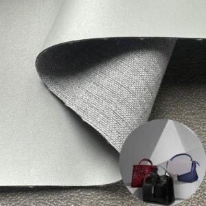Gray Faux Leather PU Leather Roll Material for Bags and Suitcases (Handbags, Backpacks, Luggage Cases etc.)