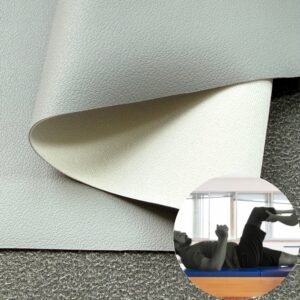 Gray Environmental Leather PU Leather Roll Material for Therapy Equipment