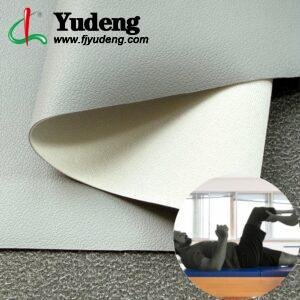 Gray Environmental Leather PU Leather Roll Material for Therapy Equipment