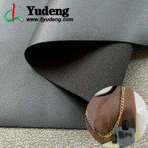Black Environmental Leather PU Leather Roll Material for Bags and Suitcases (Handbags, Backpacks, Luggage Cases etc.)