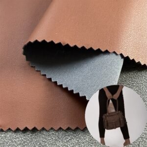 Brown Environmental Leather PU Leather Roll Material for Bags and Suitcases (Handbags, Backpacks, Luggage Cases etc.)
