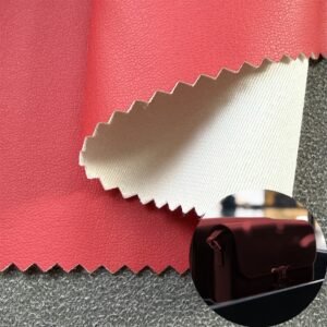 Red Artificial Leather PU Leather Roll Material for Bags and Suitcases (Handbags, Backpacks, Luggage Cases etc.)