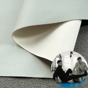 Gray Vegan Leather PU Leather Roll Material for Rehabilitation Equipment