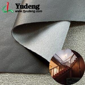 Black Leather Fabric PU Leather Roll Material for Upholstery Furniture or Decoration (Sofas, Beds, Cabinets, Interior Wall etc.)