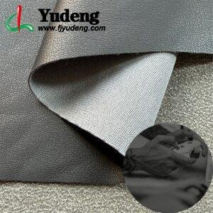 Black PU Leather from China PU Leather Roll Material for Electronic Products (Camera, Radio, Game Machine, Remote Control etc.)