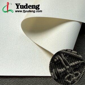 White Artificial Leather PU Leather Roll Material for Screen Printing or Embroidery