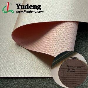 Pink Man Made Leather PU Leather Roll Material for Screen Printing or Embroidery