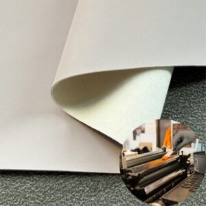 Pink Faux Leather PU Leather Roll Material for Digital Ink-Jet Printing UV Printing (On Clothing, Bags, Upholstery etc.)