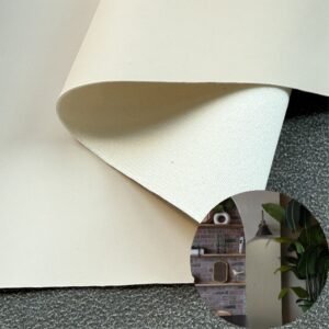 Beige Faux Leather PU Leather Roll Material for Upholstery Furniture or Decoration (Sofas, Beds, Cabinets, Interior Wall etc.)