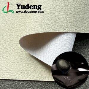 Rollo de cuero sintético PU blanco ecológico para bolsas portátiles de electrónica (bolsas para auriculares, bolsas para cables USB, etc.).