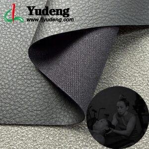 Black Faux Leather PU Leather Roll Material for Rehabilitation Equipment