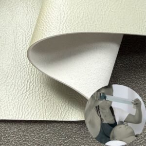 Beige Faux Leather PU Leather Roll Material for Massage Equipments Hair Styling Beauty Equipments
