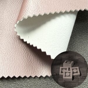 Pink Artificial Leather PU Leather Roll Material for Package Box Surface Cover (Jewelry Box, Cosmetic Box, Electronics Box etc.)