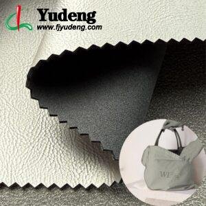 Gray Environmental Leather PU Leather Roll Material for Bags and Suitcases (Handbags, Backpacks, Luggage Cases etc.)