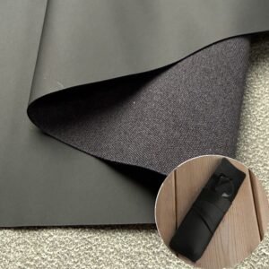 Black PU Rexine Roll PU Leather Roll Material for Glasses Package Box Spectacle Case