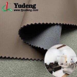 Brown Environmental Leather PU Leather Roll Material for Upholstery Furniture or Decoration (Sofas, Beds, Cabinets, Interior Wall etc.)
