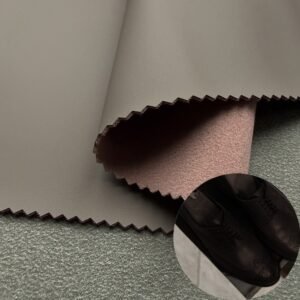 Brown Fake Leather PU Leather Roll Material for Shoes and Clothes (Sandal, Label, Upper, Jacket etc.)
