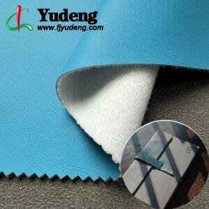 Blue Leatherette PU Leather Roll Material for Writing Notebook Cover Book Front Cover Binding