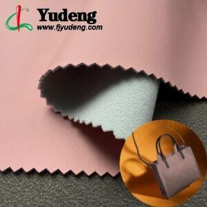 Pink Man Made Leather PU Leather Roll Material for Bags and Suitcases (Handbags, Backpacks, Luggage Cases etc.)