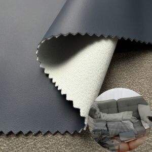 Dark Blue Fake Leather PU Leather Roll Material for Upholstery Furniture or Decoration (Sofas, Beds, Cabinets, Interior Wall etc.)