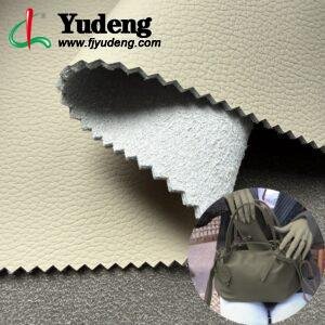 Gray Fake Leather PU Leather Roll Material for Bags and Suitcases (Handbags, Backpacks, Luggage Cases etc.)